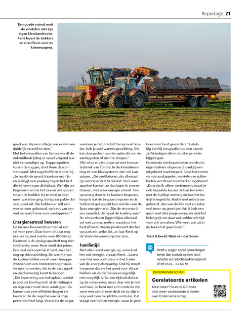Verantwoordelijk voor het inkomen van 230 telers' | Akkerwijzer.nl